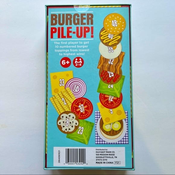 Games Burger Pileup Game Of Number Stacking New Poshmark
